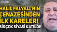 Kıbrıs'ta suikasta uğrayan Halil Falyalı'nın cenazesinden ilk görüntüler! Birçok siyasetçi katıldı