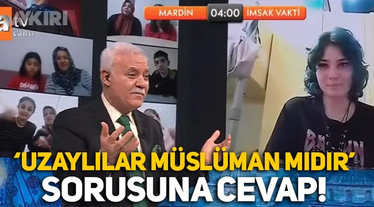  "Uzaylılar Müslüman mıdır?" sorusuna Nihat Hatipoğlu'ndan cevap