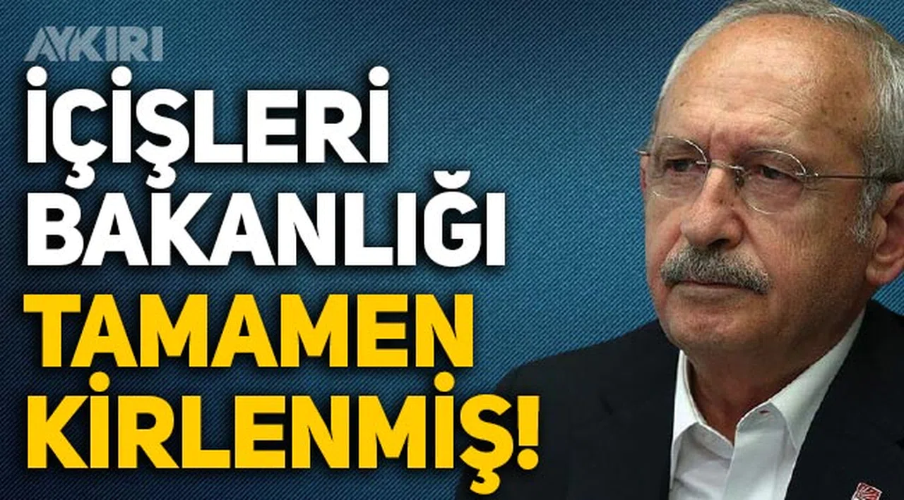 Kemal Kılıçdaroğlu: Mafya batağına battılar, İçişleri Bakanlığı tamamen kirlenmiş!