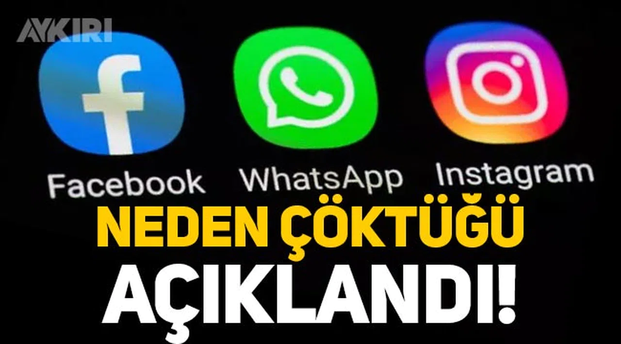 WhatsApp, Instagram, Facebook neden çöktü? Yetkililer açıkladı!