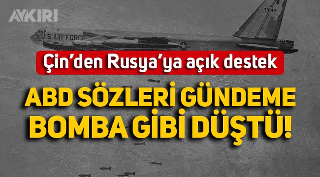 Çin'den Rusya'ya açık destek geldi, ABD'ye yönelik liste yayınladı