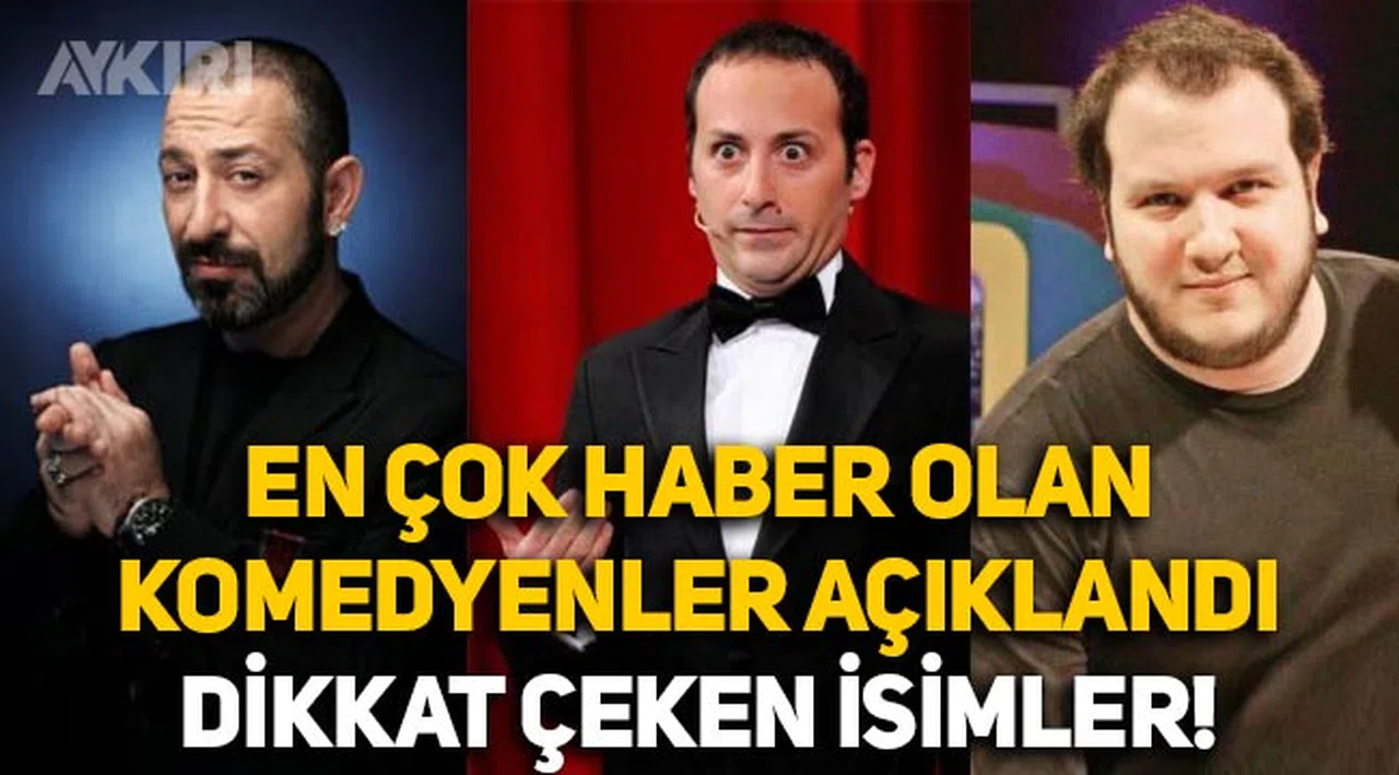 2022'de en çok haber olan komedyenler belli oldu: Listede dikkat çeken isimler