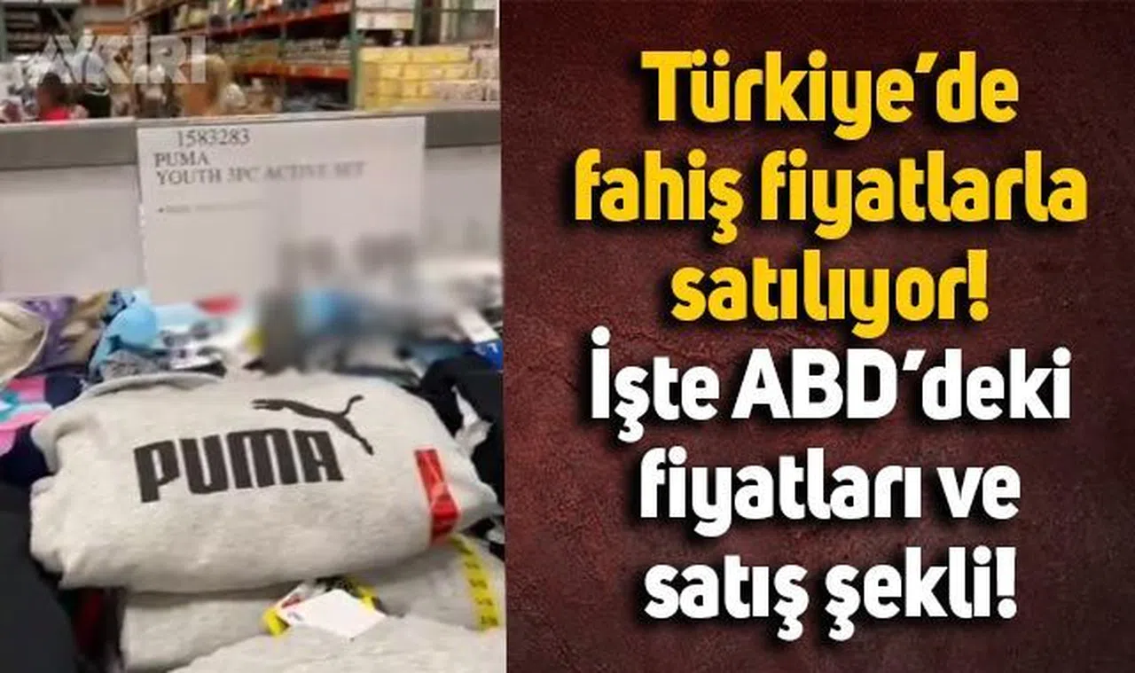 Türkiye'de "Marka" diye fahiş fiyatla satılıyor: Aynı ürünlerin ABD'deki fiyatları dikkat çekti