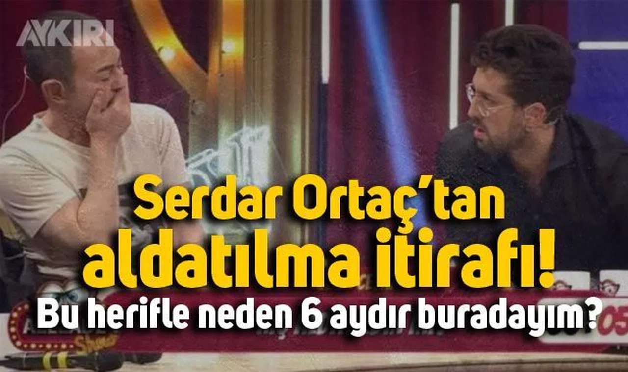 Ünlü şarkıcı Serdar Ortaç'tan canlı yayında aldatılma itirafı: Yatağın altında şişlik fark ettim