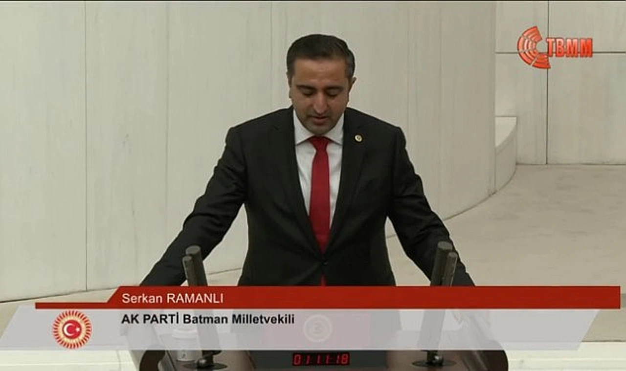 AK Parti listelerinden Meclis'e giren Hüda-Par Sözcüsü Serkan Ramanlı, milletvekilliği yeminini etti