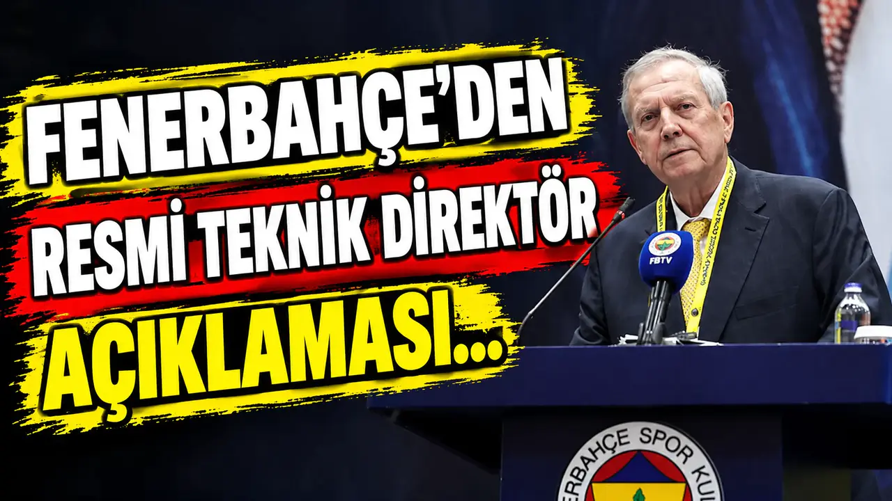 Fenerbahçe'den resmi teknik direktör açıklaması!