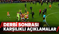 Fenerbahçe ve Galatasaray'dan derbi sonrası karşılıklı açıklamalar!