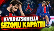 PSG’de Kvaratskhelia şoku: Sezonu kapattı