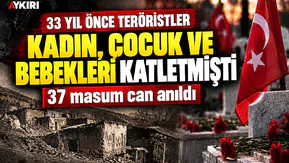 PKK'nın katlettiği 37 vatandaşımız anıldı