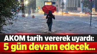 AKOM tarih vererek uyardı: İstanbul'da yaşayanlar dikkat!