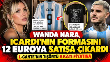Wanda Nara, Icardi’nin formasını 12 euroya satışa çıkardı