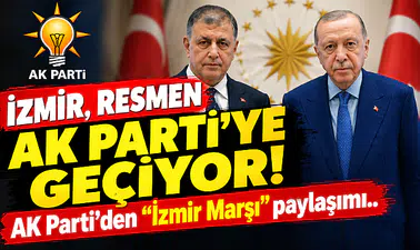 AK Parti'den sosyal medyayı sallayan 'İzmir' paylaşımı