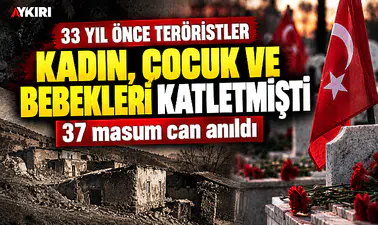 PKK'nın katlettiği 37 vatandaşımız anıldı