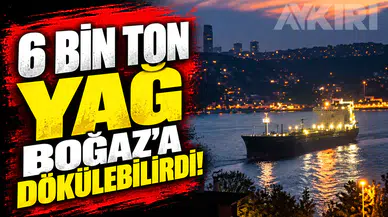 İstanbul Boğazı'nda facianın eşiğinden dönüldü