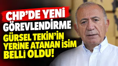 CHP'de Yeni Atama: Gürsel Tekin'in Yerine Geçen İsim Belli Oldu!