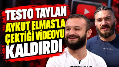 Testo Taylan, Aykut Elmas’la çektiği videoyu kaldırdı