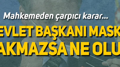 Brezilya Devlet Başkanı mahkeme kararıyla maske takacak