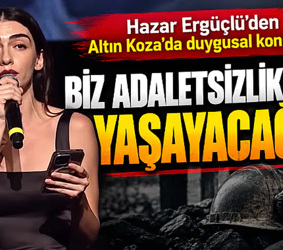 Hazar Ergüçlü: Biz adaletsizlikle mi yaşayacağız?