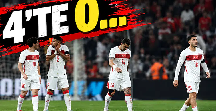 A Milli Takım'da kötü tablo sürüyor: Grupta 4'te 0 çektik
