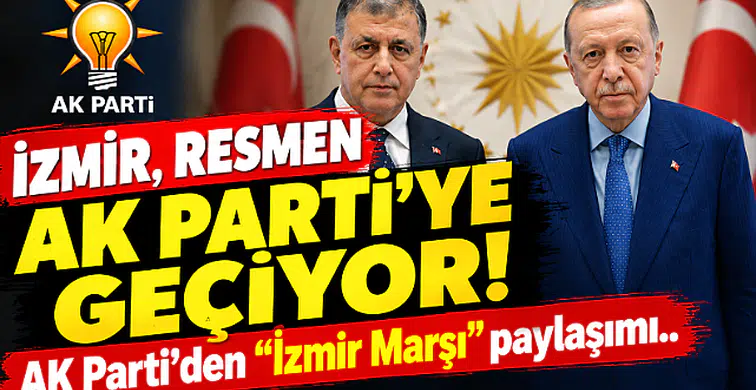 AK Parti'den sosyal medyayı sallayan 'İzmir' paylaşımı