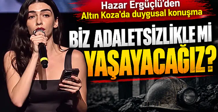 Hazar Ergüçlü: Biz adaletsizlikle mi yaşayacağız?