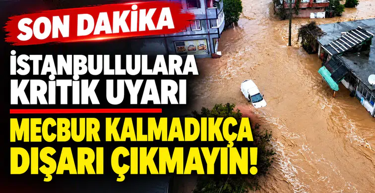 AKOM’dan İstanbul için turuncu alarm! Dışarı çıkmayın...
