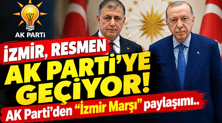 AK Parti'den sosyal medyayı sallayan 'İzmir' paylaşımı