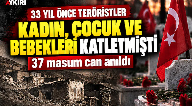 PKK'nın katlettiği 37 vatandaşımız anıldı