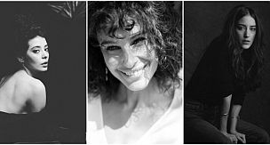 Siyah beyaz fotoğraflarla şiddetin önünde duran ünlüler