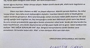 Alaattin Çakıcı'dan Kemal Kılıçdaroğlu'na yeni mektup