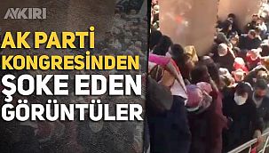 AK Parti İzmir İl Kongresi'nde pandemi kuralları hiçe sayıldı, yüzlerce insan bir araya geldi