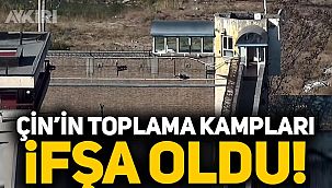 Çin'in Uygur Türklerini toplama kampı ifşa oldu! İlk kez görüntülendi!