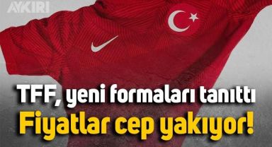 TFF, A Milli Takım'ın yeni formalarını tanıttı: Fiyatlar dudak uçuklattı
