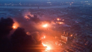 Çin'de kimyasal madde üretimi  tesisinde patlama
