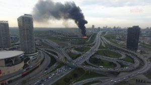 İSTOÇ'ta yangın çıktı