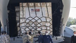 Türkiye'nin yardımı ABD'ye ulaştı