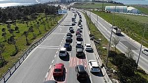 Yasak Öncesi Trafik Kilitlendi