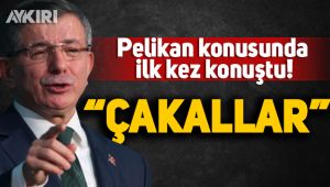 Ahmet Davutoğlu 'Pelikan' konusunda ilk kez konuştu