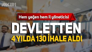 AK Partili il yöneticisi, devletten 4 yılda 130 ihale kazandı