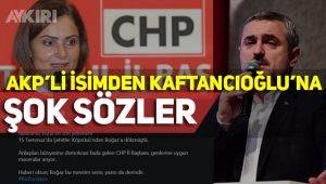 AKP'li isimden Kaftancıoğlu'na tehdit