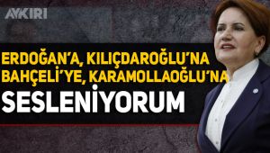 Akşener'den memleket masası çağrısı