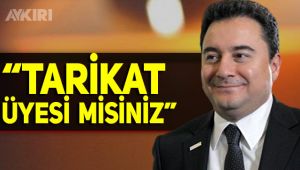 Ali Babacan'a canlı yayında 'tarikat' sorusu