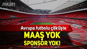 Avrupa futbolu çöküş dönemine girdi!