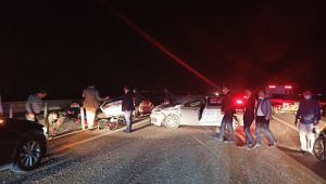 Bakanın konvoyunda zinzirleme kaza