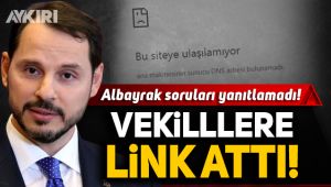 Berat Albayrak gelen sorulara cevap yerine link gönderdi