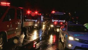 Beşiktaş'ta AVM'de yangın çıktı