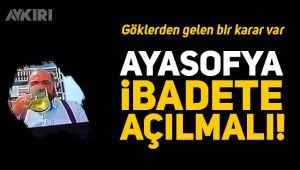 Bira bardağından Ayasofya'ya geçiş!