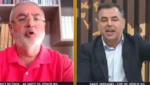 Canlı yayında gergin anlar