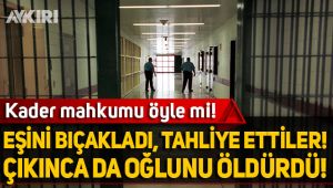 Cezaevinden tahliye olup oğlunu öldürdü