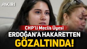 CHP'li meclis üyesi Erdoğan'a hakaretten gözaltında!
